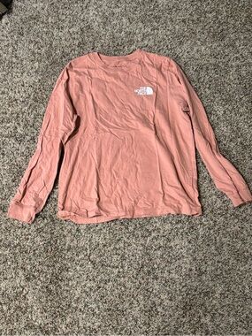 The North Face Long Sleeve Crew in Dusty Rose
